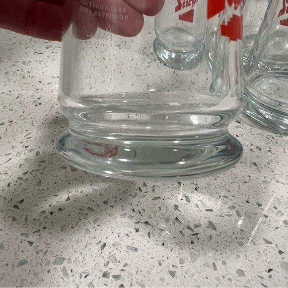 KISKA SALZBURGER STIEGL Set of 6 Pilsner Beer Glasses 7.5 Tall 300 ml - Picture 7 of 9